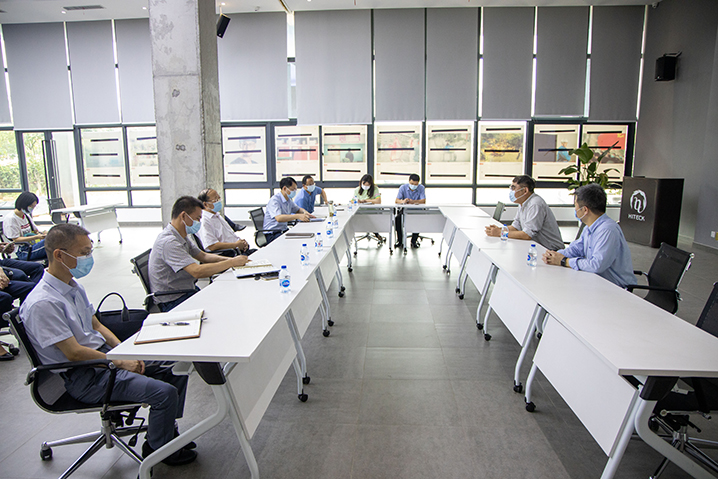 武汉市委常委、经开区工委书记刘子清同志一行莅临PP电子生物调研_PP电子 -神经药物生产基地